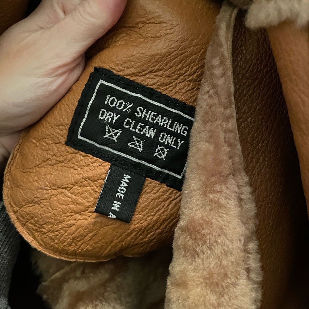 Rem Garson Tan Shearling Jacket - Picture 10 of 10